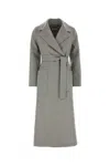 S Max Mara Grey Paolore Coat In Grigio Medio