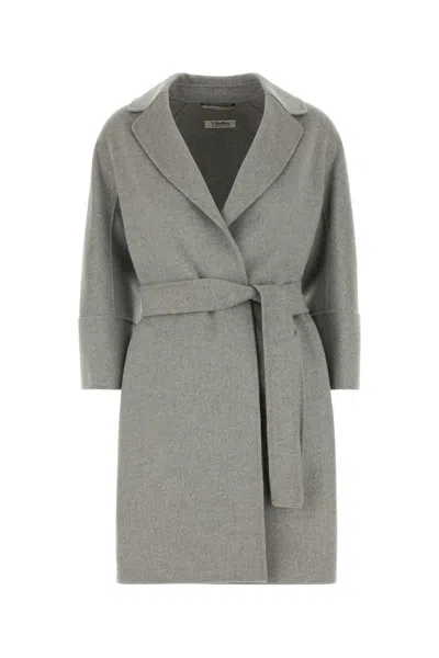 'S MAX MARA GREY WOOL ARONA COAT