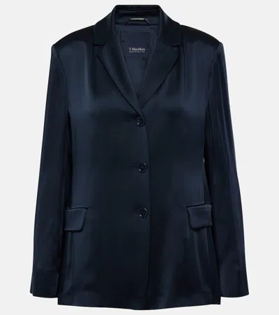 'S MAX MARA GUIDO SATIN BLAZER