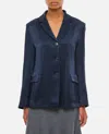 's Max Mara S Max Mara Guido Satin Blazer In Blue
