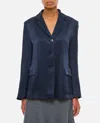 's Max Mara S Max Mara Guido Satin Blazer In Blue