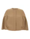 's Max Mara Helene Cape In Brown
