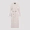 S Max Mara Hester Double-breasted Wool Coat In Ecru