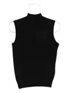 S Max Mara High-neck Sleeveless Top In Black