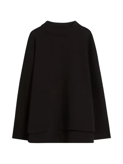 S Max Mara High Neck Top In Brown