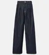 's Max Mara High-rise Wide-leg Pants In Blue