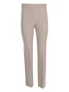 S Max Mara Fatina Pleat Detailed Slim Fit Trousers In Beige