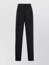 S Max Mara High-waist Trousers Crêpe Belt Loops