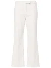 S Max Mara High-waisted Flared Trousers In Neutrals