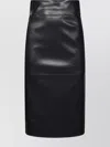 S Max Mara High-waisted Knee-length Skirt Seam Detailing