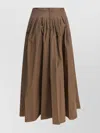's Max Mara High-waisted Pleated Midi Length Skirts