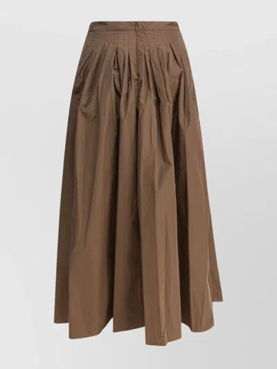 's Max Mara High-waisted Pleated Midi Length Skirts