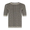 S Max Mara Higher Short-sleeved Wool Sweater In Black