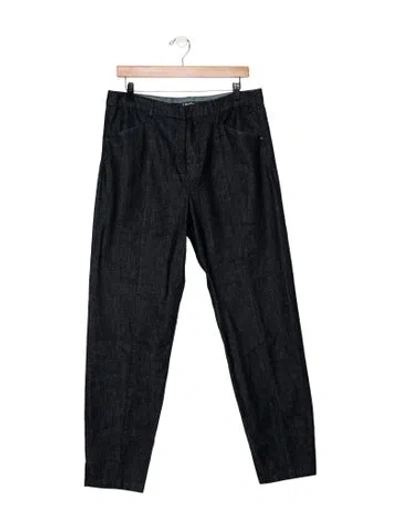 Pre-owned S Max Mara High-rise Straight Leg Jeans In Blue