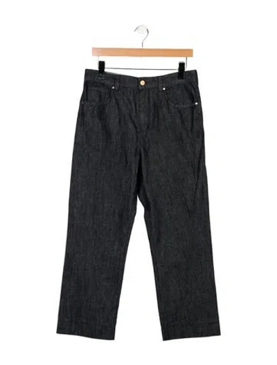 Pre-owned S Max Mara High-rise Wide Leg Jeans W/ Tags In Blue