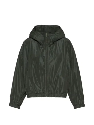 S Max Mara Max Mara S Bottle Green Polyester Eliseo Bomber Jacket