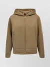 S Max Mara Hooded Jacket With Long Sleeves And Side Pockets