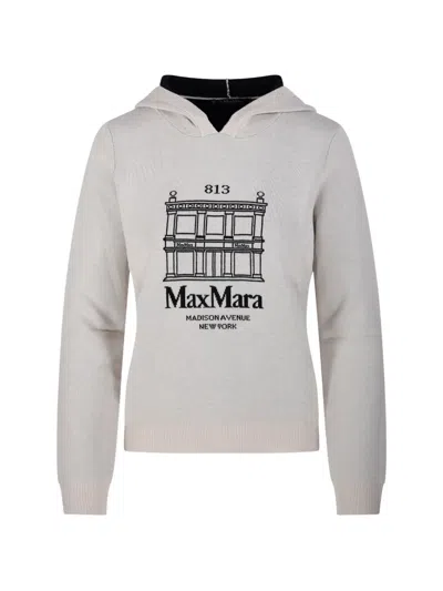 's Max Mara Hooded Sweater In Neutral