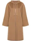 'S MAX MARA HOODED WOOL COAT