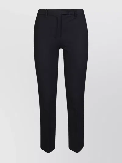 's Max Mara Humanity Trousers With Back Welt Pockets In Blue