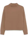 S Max Mara Ines Sweater In Brown