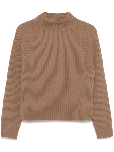 S Max Mara Ines Sweater In Brown