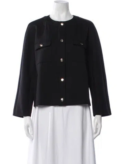 Pre-owned S Max Mara Jacket In Blue