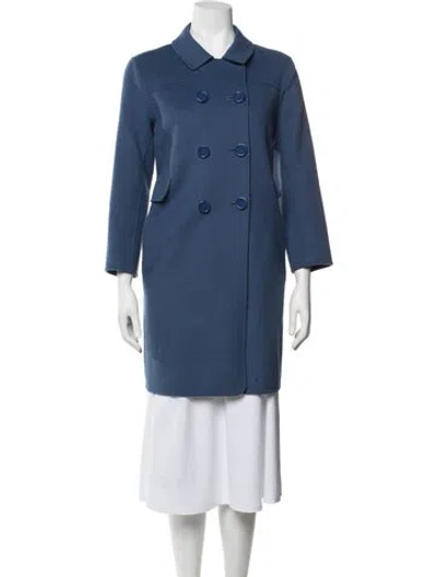 Pre-owned S Max Mara Jacket In Blue