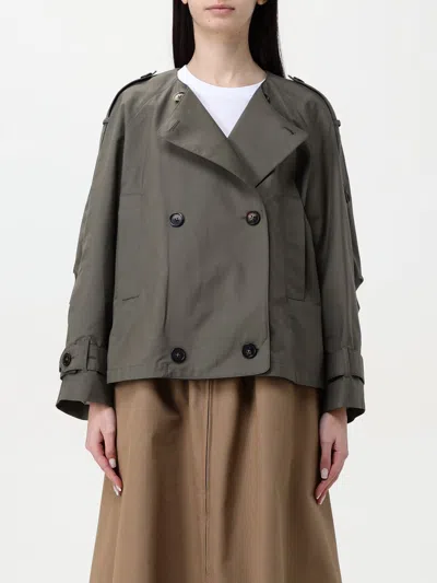 's Max Mara Trench Coat  Woman Color Green
