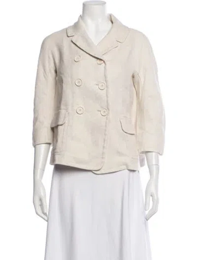 Pre-owned S Max Mara Jacket In Neutrals
