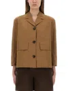 Shop 's Max Mara Jacket "priscilla" In Beige