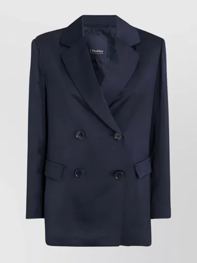 S MAX MARA JACKETS LAPEL BUTTONED POCKETS