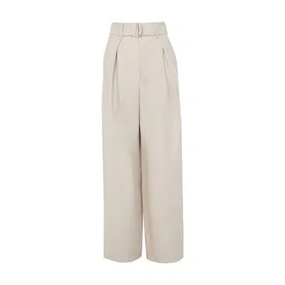 S Max Mara Jane Belted Pants In Beige