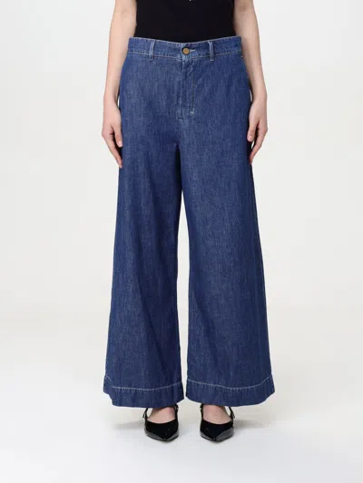 's Max Mara Jeans  Woman Color Royal Blue