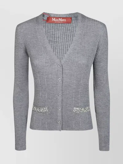 's Max Mara Jewel Pocket Knit Cardigan