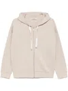 's Max Mara Pecos Jersey Zip Up Hooded Sweatshirt In Neutrals