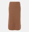's Max Mara Just Knit Midi Skirt In Brown