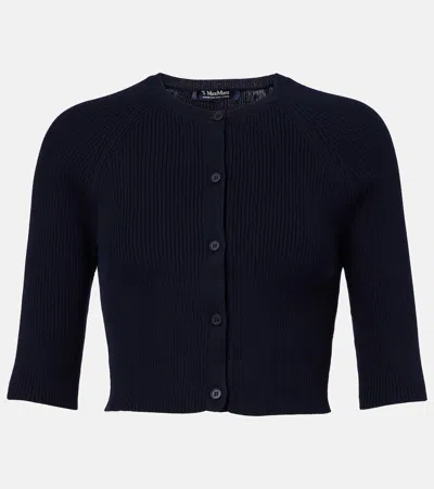 's Max Mara Kassel Ribbed-knit Crop Top