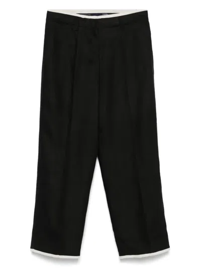 S Max Mara Kastel Trousers In Black