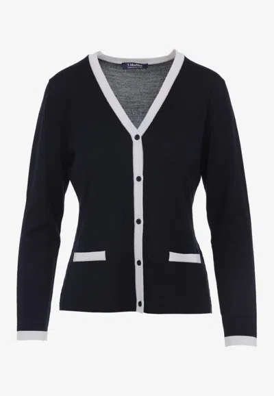 'S MAX MARA KENYA BUTTON-UP WOOL CARDIGAN