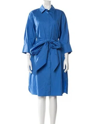 Pre-owned S Max Mara Knee-length Dress W/ Tags In Blue