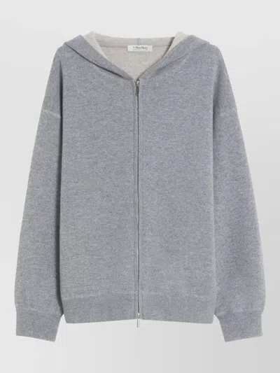 S Max Mara Knit Cardigan In Blue
