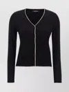 S Max Mara Knit Cardigan With Pockets And V Neck