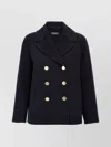 S Max Mara Double-breasted Virgin Wool Jacket