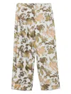 S Max Mara Leda Silk Wide-leg Trousers In Grey