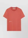 's Max Mara Lettering Print Crew-neck T-shirt In Orange