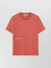 's Max Mara Lettering Print Crew-neck T-shirt In Red