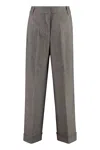 S Max Mara Lilly Wide-leg Trousers In Ecru
