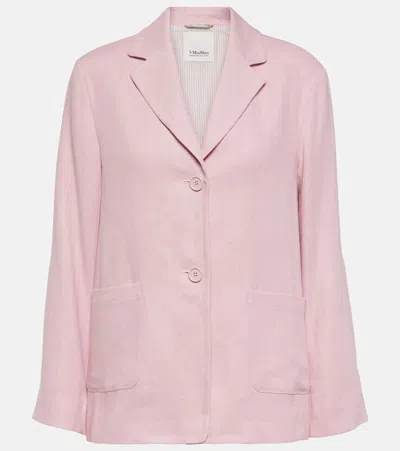 's Max Mara Socrates Single-breasted In Pink
