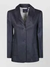 S Max Mara Linen Denim Jacket Vent